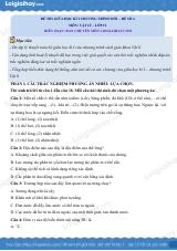 Đề thi giữa học kì 1 Vật lí 12 Cánh diều - Đề số 4